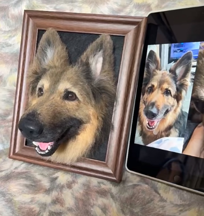 #04   Woolfelt 3D Dog Head/Face | MeetPet