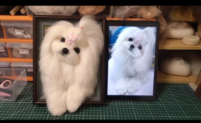 #04   Woolfelt 3D Dog Head/Face | MeetPet